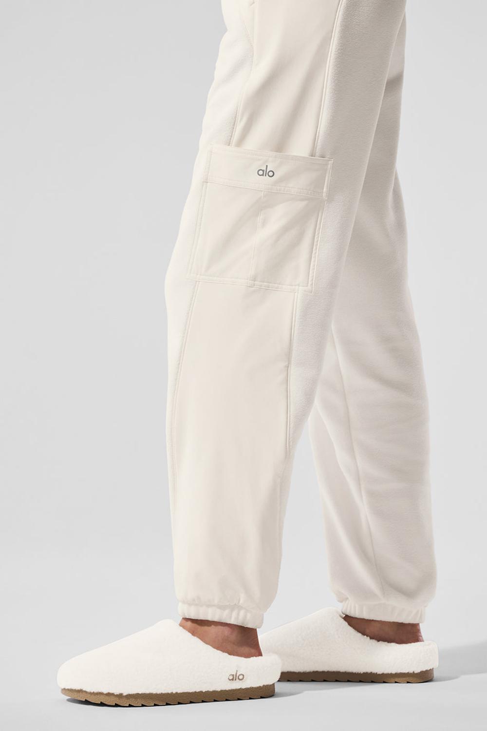 Pantalon Alo Yoga Polar Fleece Wintry Mix Mujer Ivory | Mexico  CFJ-053792