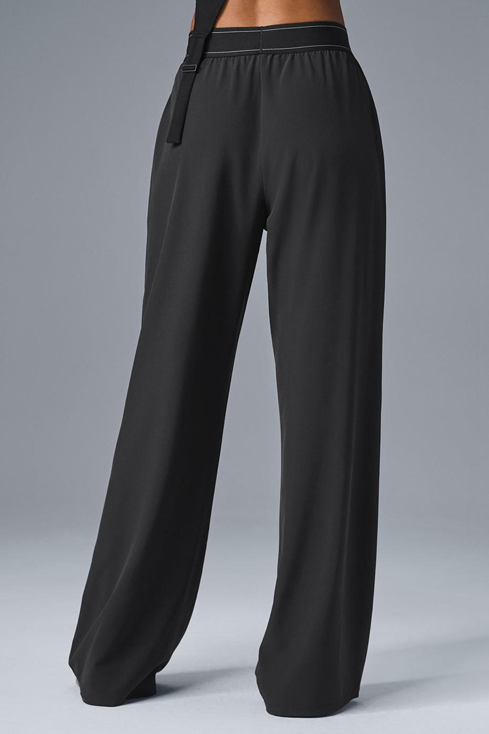 Pantalon Alo Yoga Suit Up (Long) Mujer Negros | Mexico  TEJ-281463
