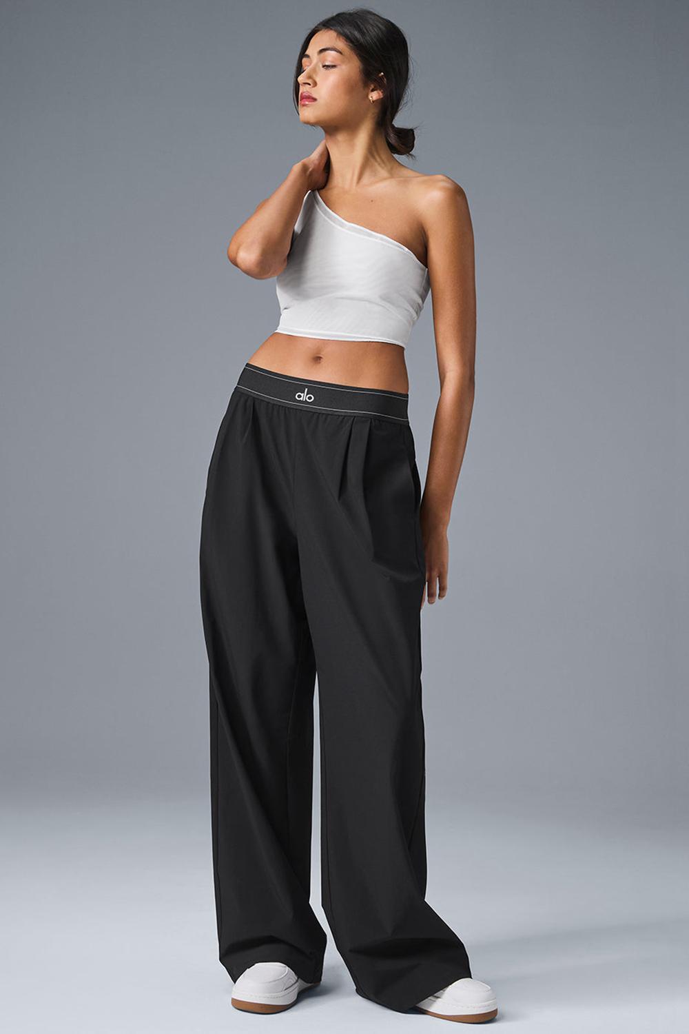 Pantalon Alo Yoga Suit Up (Regular) Mujer Negros | Mexico  ZED-104892
