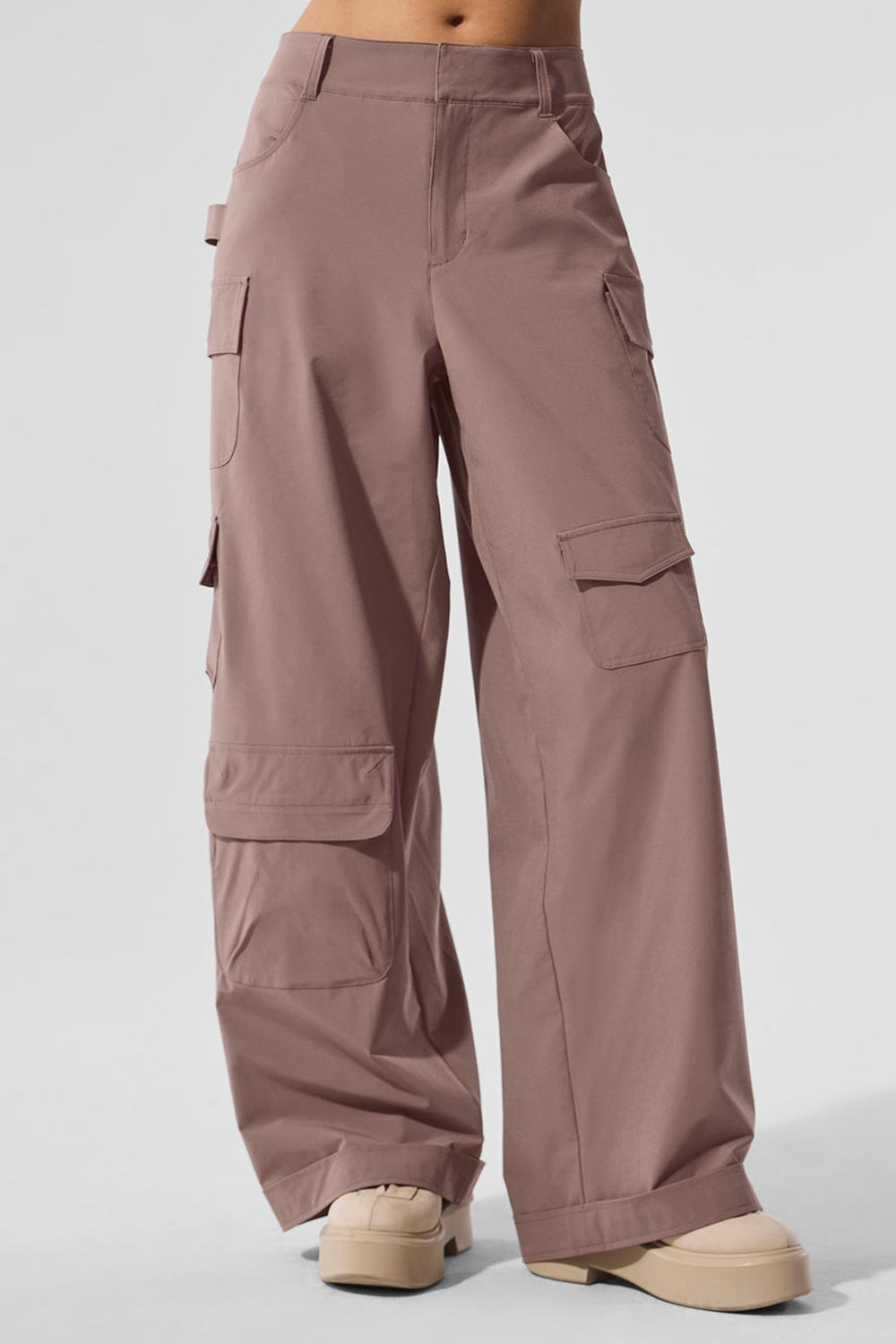 Pantalon Alo Yoga Workwear Cargo Mujer Mushroom | Mexico  DWX-643215