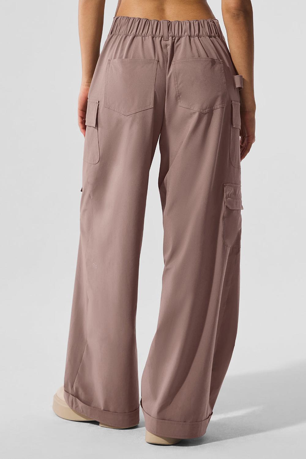 Pantalon Alo Yoga Workwear Cargo Mujer Mushroom | Mexico  DWX-643215