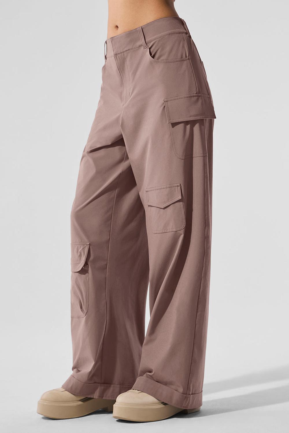 Pantalon Alo Yoga Workwear Cargo Mujer Mushroom | Mexico  DWX-643215