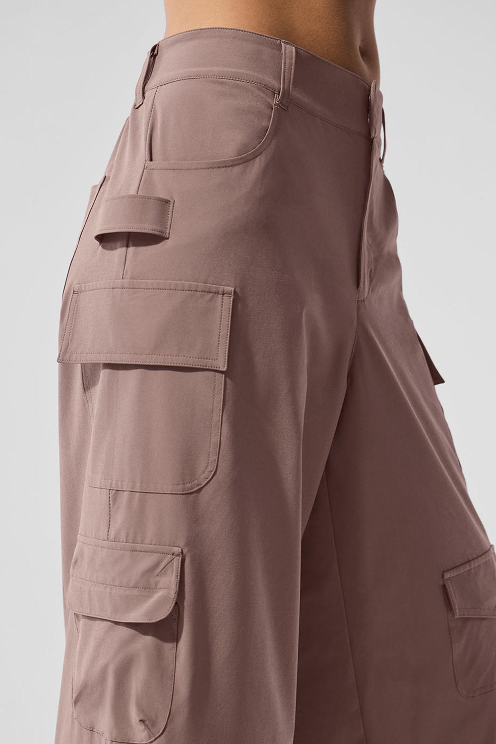 Pantalon Alo Yoga Workwear Cargo Mujer Mushroom | Mexico  DWX-643215