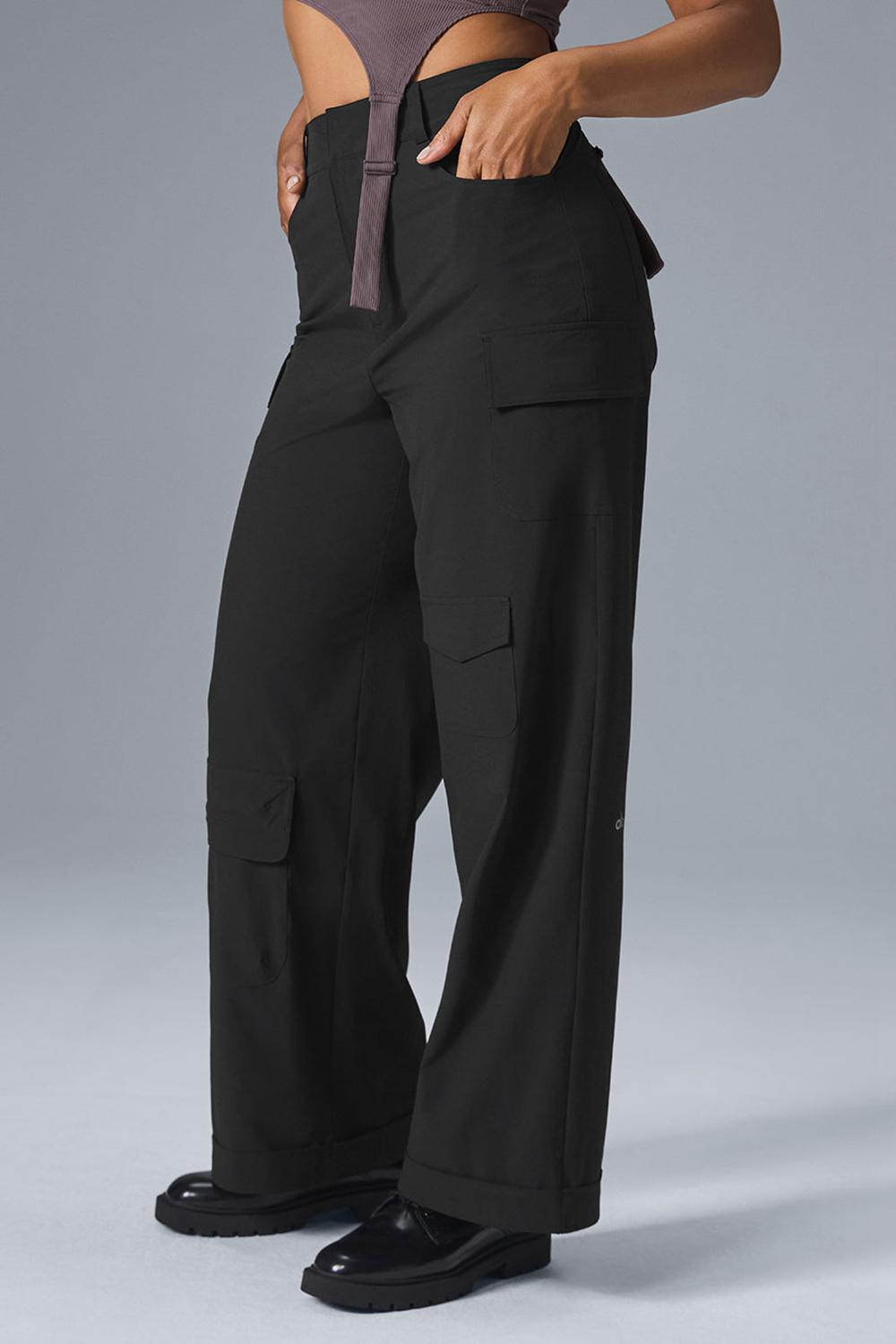 Pantalon Alo Yoga Workwear Cargo Mujer Negros | Mexico  YJI-532094