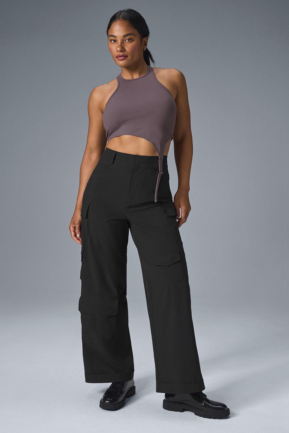 Pantalon Alo Yoga Workwear Cargo Mujer Negros | Mexico  YJI-532094