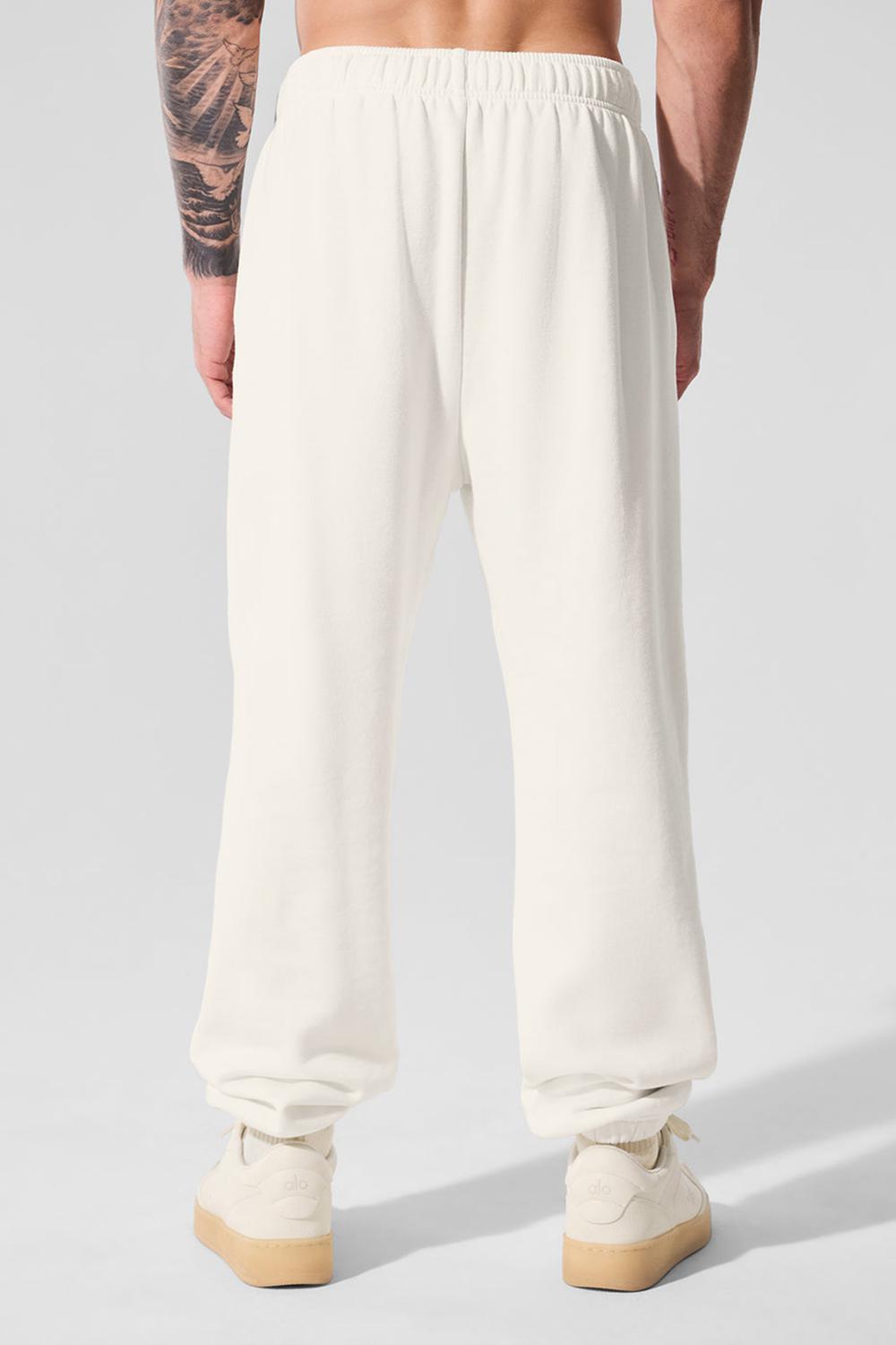 Pantalon Deportivo Alo Yoga Accolade Hombre Ivory | Mexico  VMX-574016