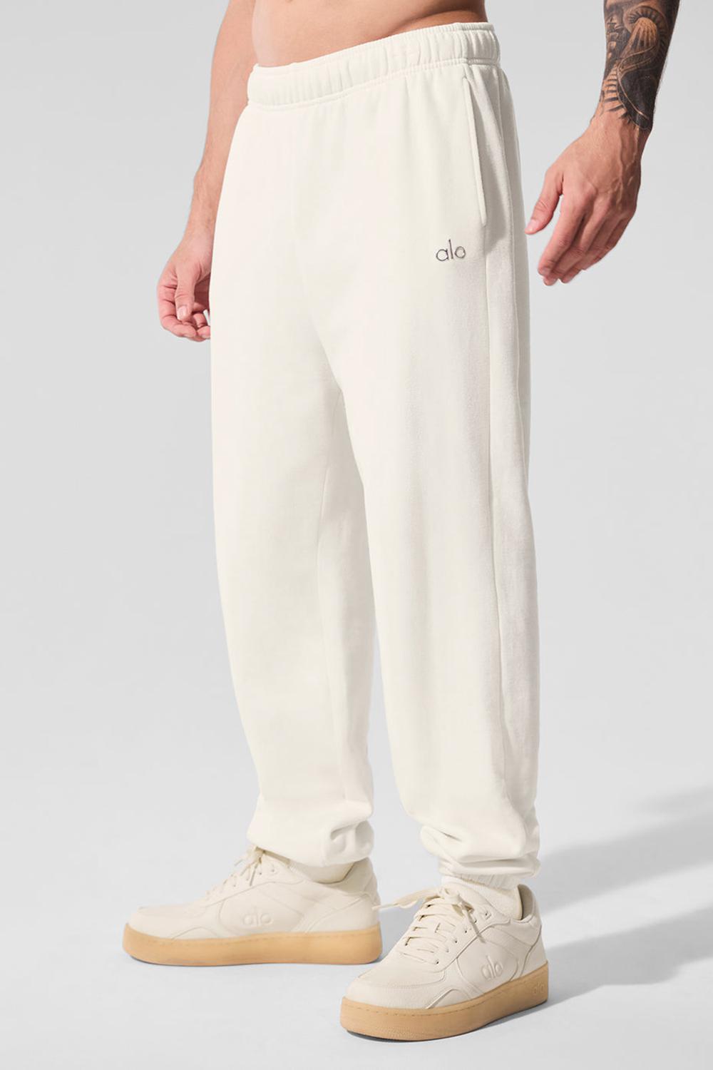 Pantalon Deportivo Alo Yoga Accolade Hombre Ivory | Mexico  VMX-574016