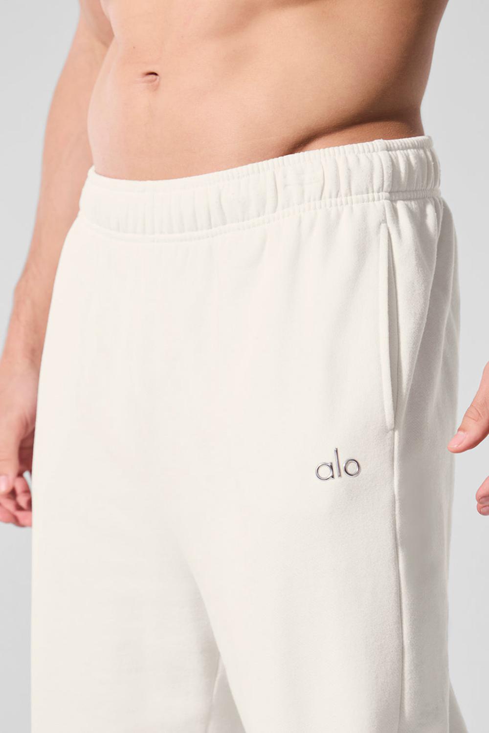 Pantalon Deportivo Alo Yoga Accolade Hombre Ivory | Mexico  VMX-574016