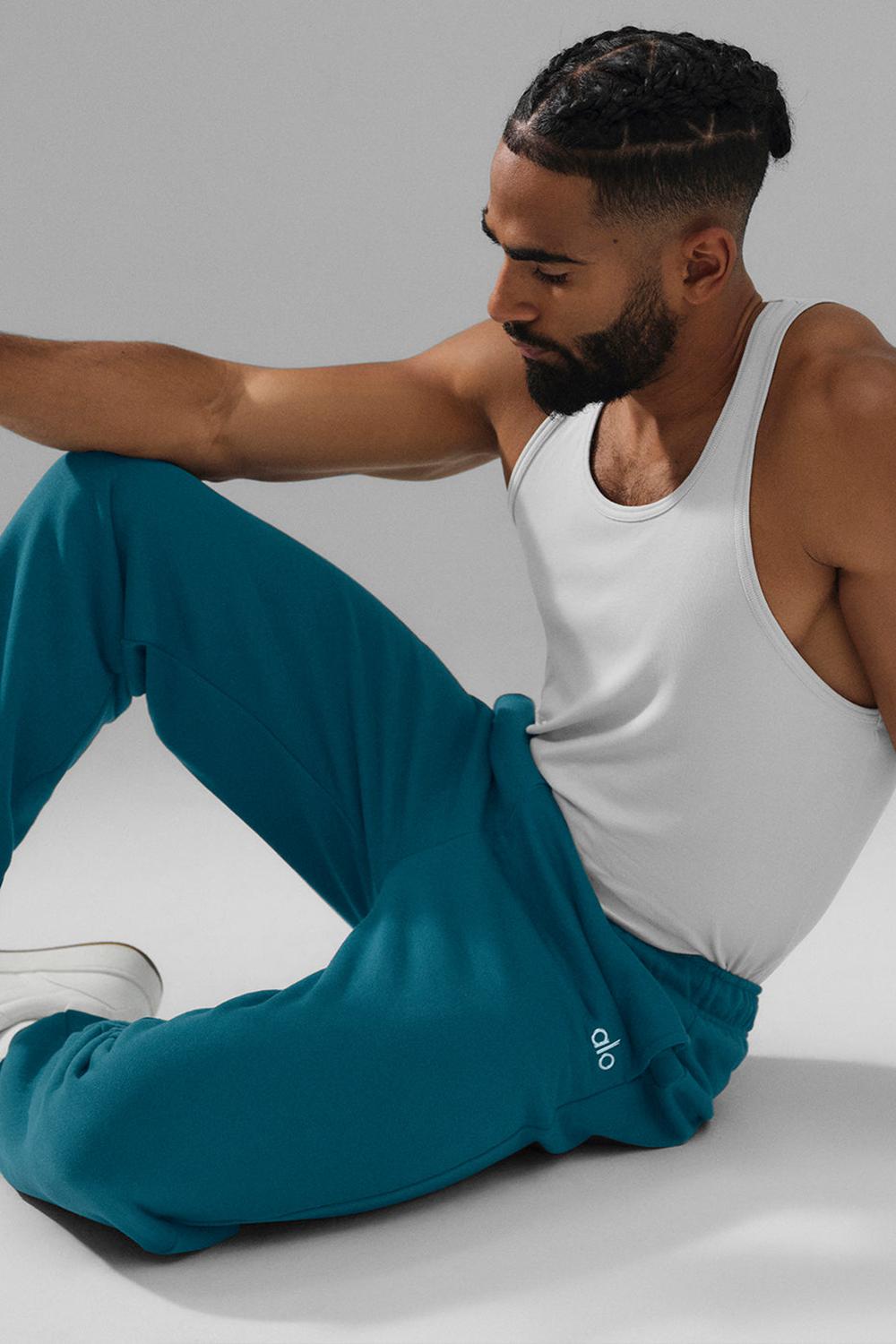 Pantalon Deportivo Alo Yoga Accolade Hombre Oceanic Teal | Mexico  SHI-608514