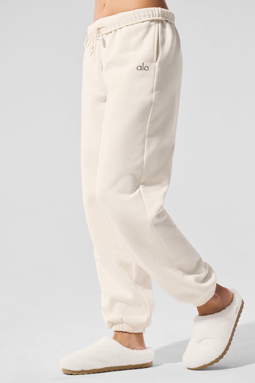 Pantalon Deportivo Alo Yoga Accolade Mujer Ivory | Mexico  BUG-063187