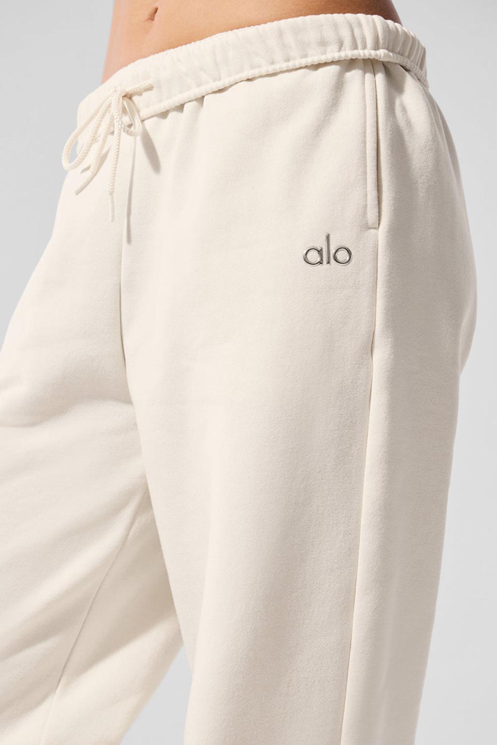 Pantalon Deportivo Alo Yoga Accolade Mujer Ivory | Mexico  BUG-063187