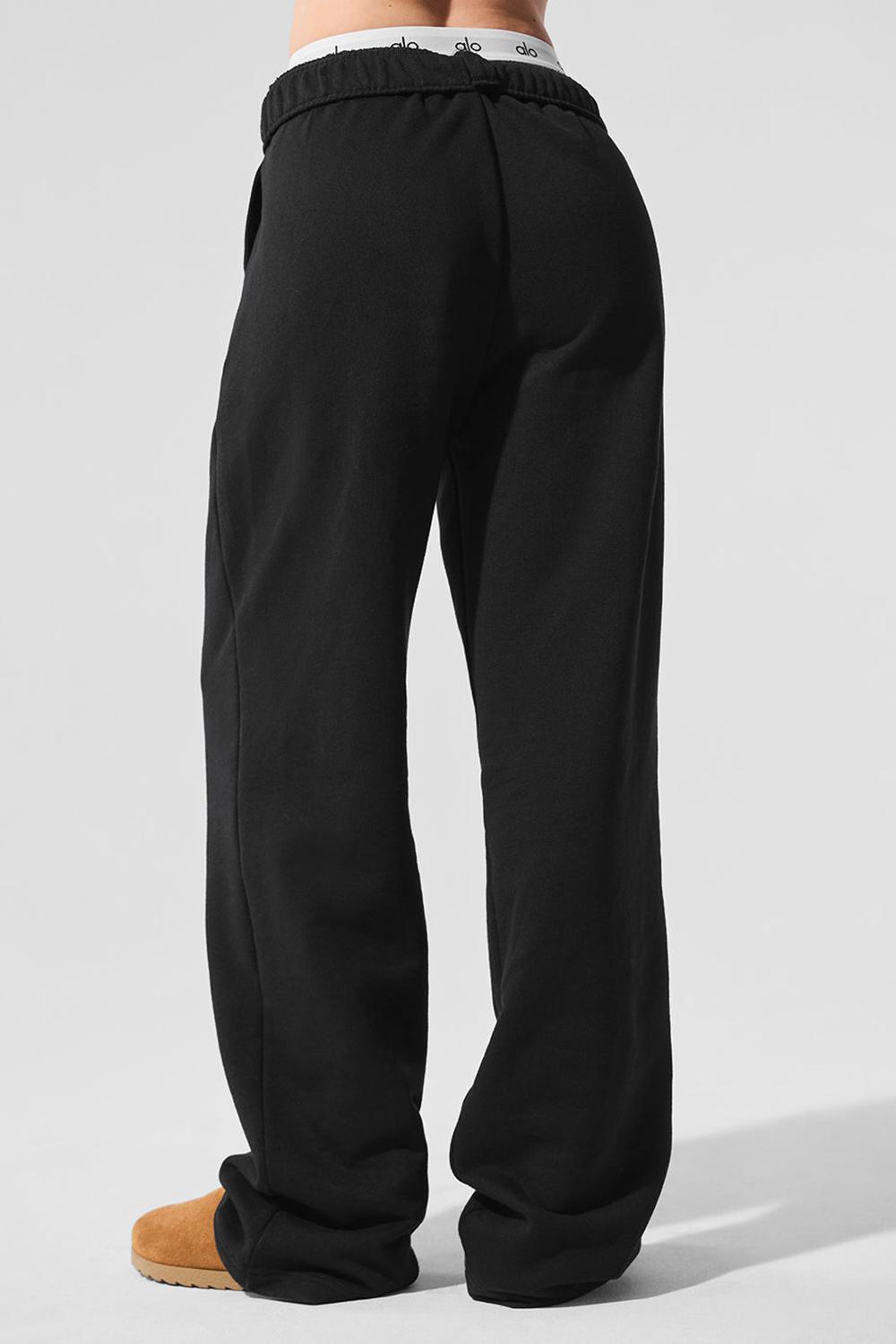 Pantalon Deportivo Alo Yoga Accolade Straight Leg Mujer Negros | Mexico  QSM-075218