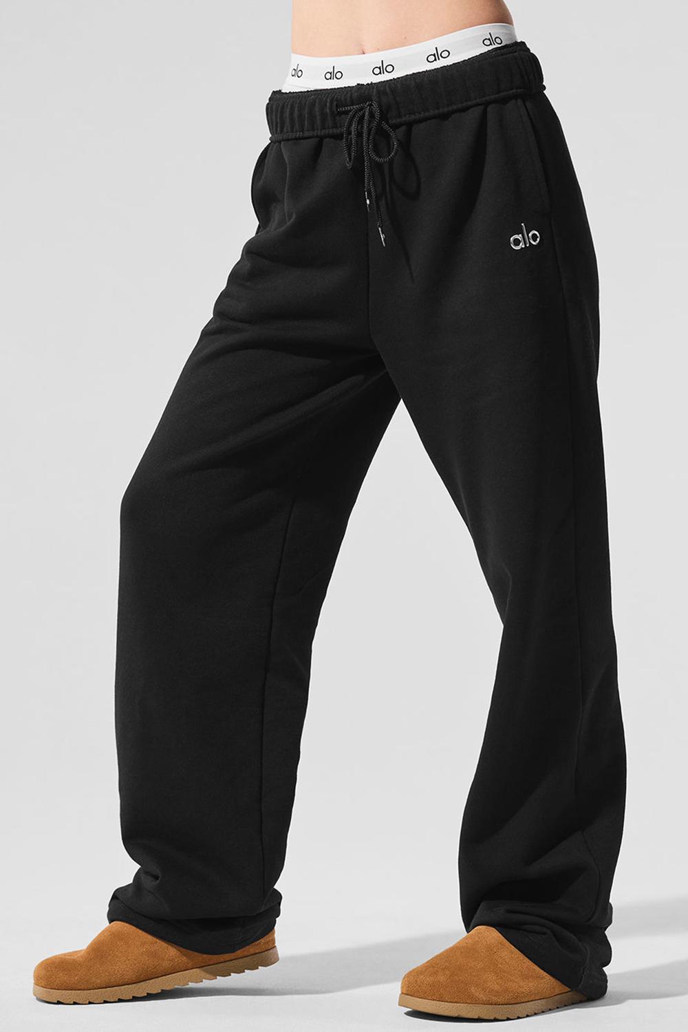 Pantalon Deportivo Alo Yoga Accolade Straight Leg Mujer Negros | Mexico  QSM-075218