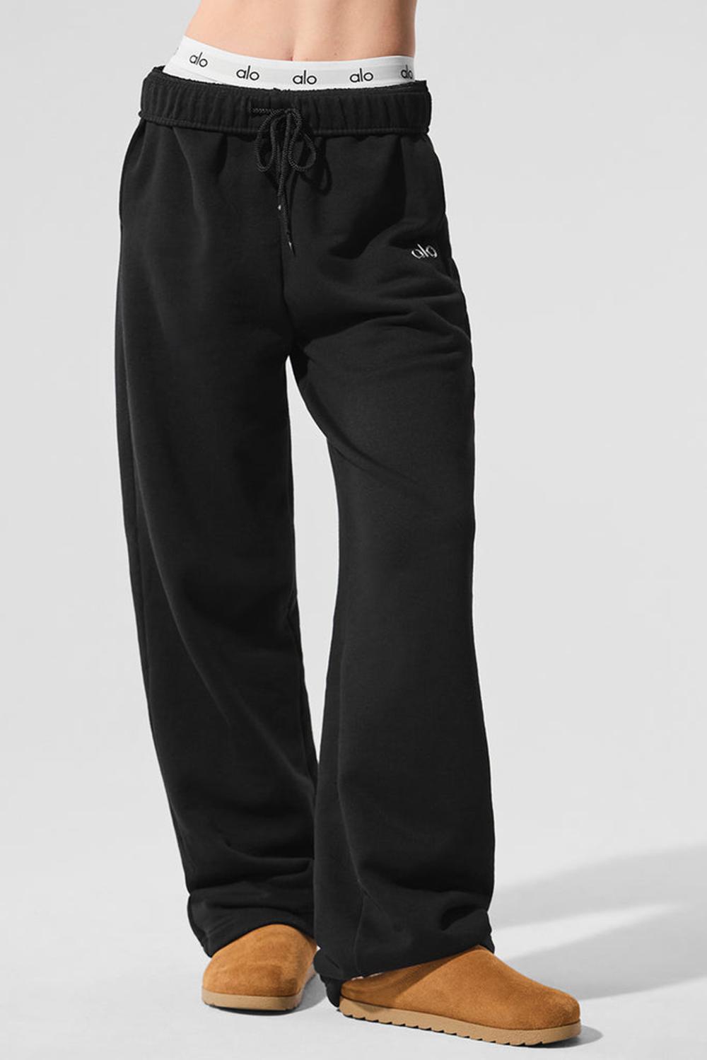 Pantalon Deportivo Alo Yoga Accolade Straight Leg Mujer Negros | Mexico  QSM-075218