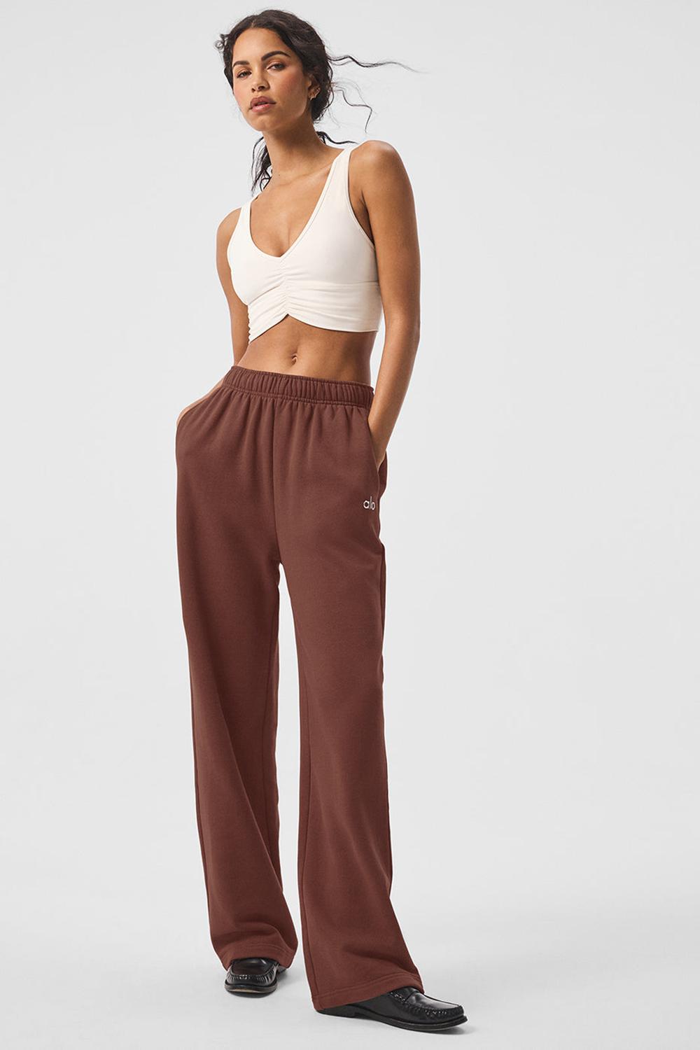 Pantalon Deportivo Alo Yoga Accolade Straight Leg Mujer Chestnut | Mexico  YZO-452196
