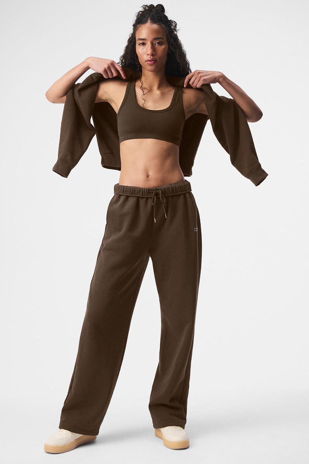 Pantalon Deportivo Alo Yoga Accolade Straight Leg Mujer Espresso | Mexico  VJZ-210359