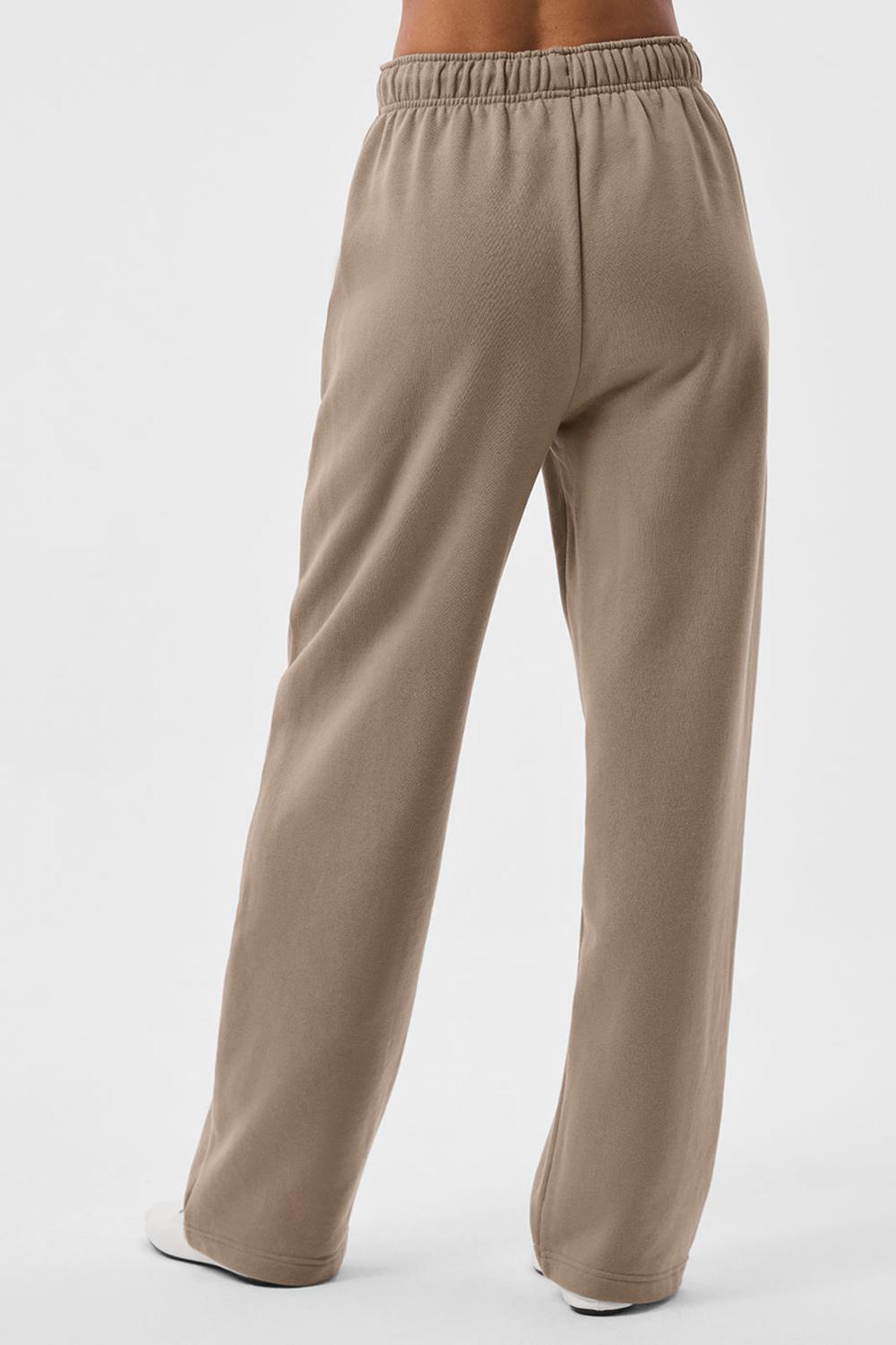 Pantalon Deportivo Alo Yoga Accolade Straight Leg Mujer Gravel | Mexico  KBV-802159