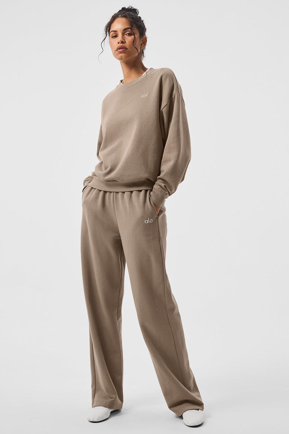 Pantalon Deportivo Alo Yoga Accolade Straight Leg Mujer Gravel | Mexico  KBV-802159