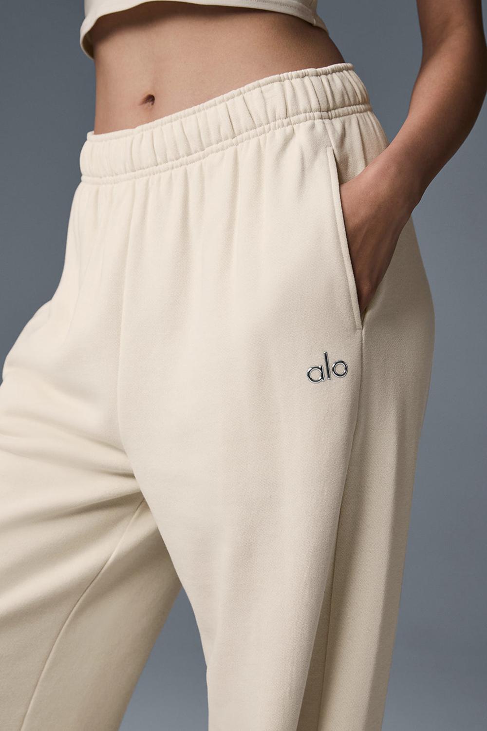 Pantalon Deportivo Alo Yoga Accolade Straight Leg Mujer Oat Milk | Mexico  IOZ-081429