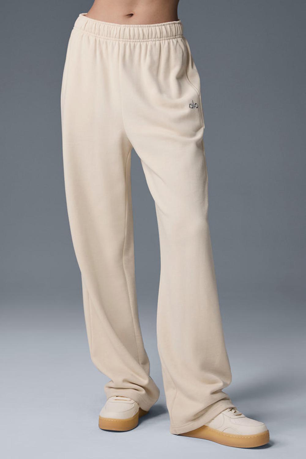 Pantalon Deportivo Alo Yoga Accolade Straight Leg Mujer Oat Milk | Mexico  IOZ-081429