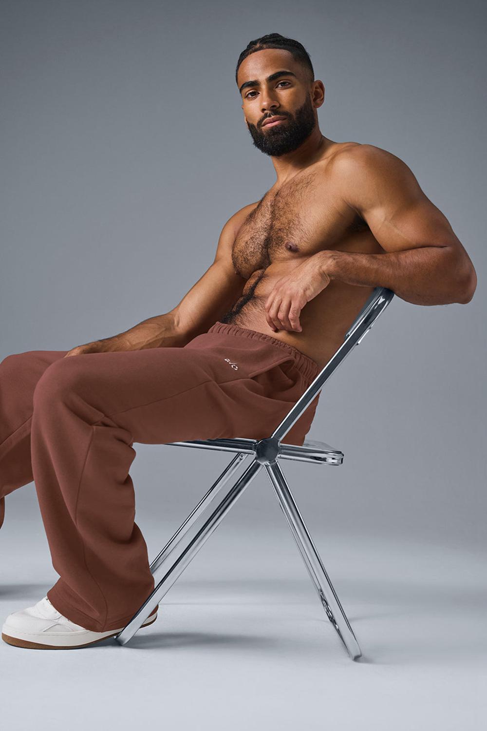 Pantalon Deportivo Alo Yoga Accolade Straight Leg Hombre Chestnut | Mexico  JVX-210856