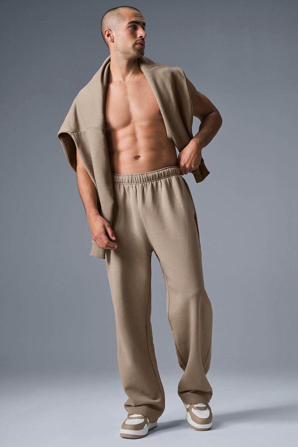 Pantalon Deportivo Alo Yoga Accolade Straight Leg Hombre Gravel | Mexico  RCO-570863