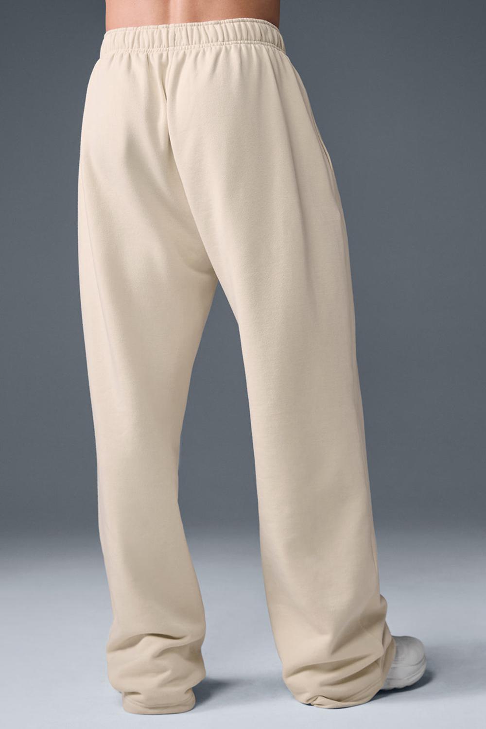 Pantalon Deportivo Alo Yoga Accolade Straight Leg Hombre Oat Milk | Mexico  DPW-460935