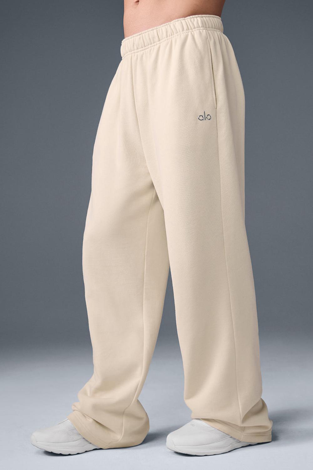 Pantalon Deportivo Alo Yoga Accolade Straight Leg Hombre Oat Milk | Mexico  DPW-460935