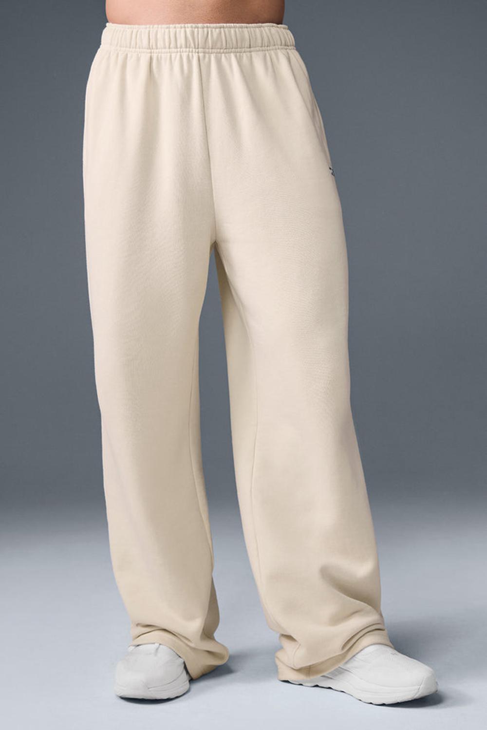 Pantalon Deportivo Alo Yoga Accolade Straight Leg Hombre Oat Milk | Mexico  DPW-460935