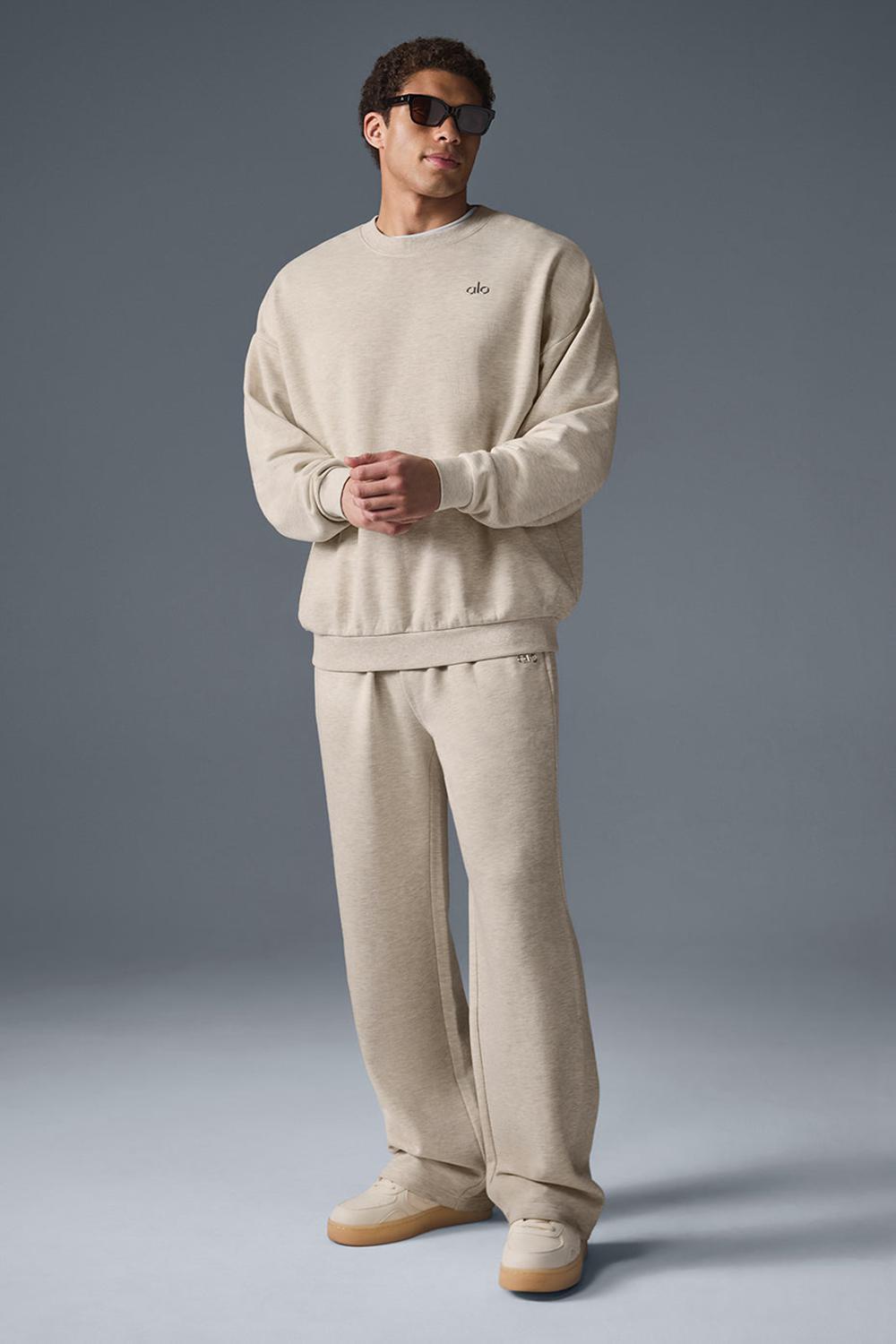 Pantalon Deportivo Alo Yoga Accolade Straight Leg Hombre Oatmeal Heather | Mexico  XJB-275916