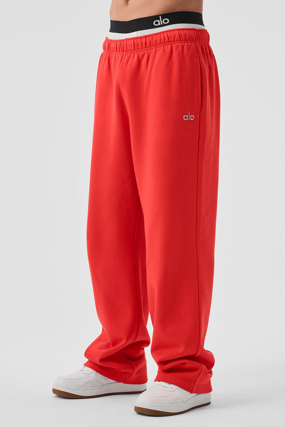 Pantalon Deportivo Alo Yoga Accolade Straight Leg Hombre Rojos | Mexico  VJS-403219