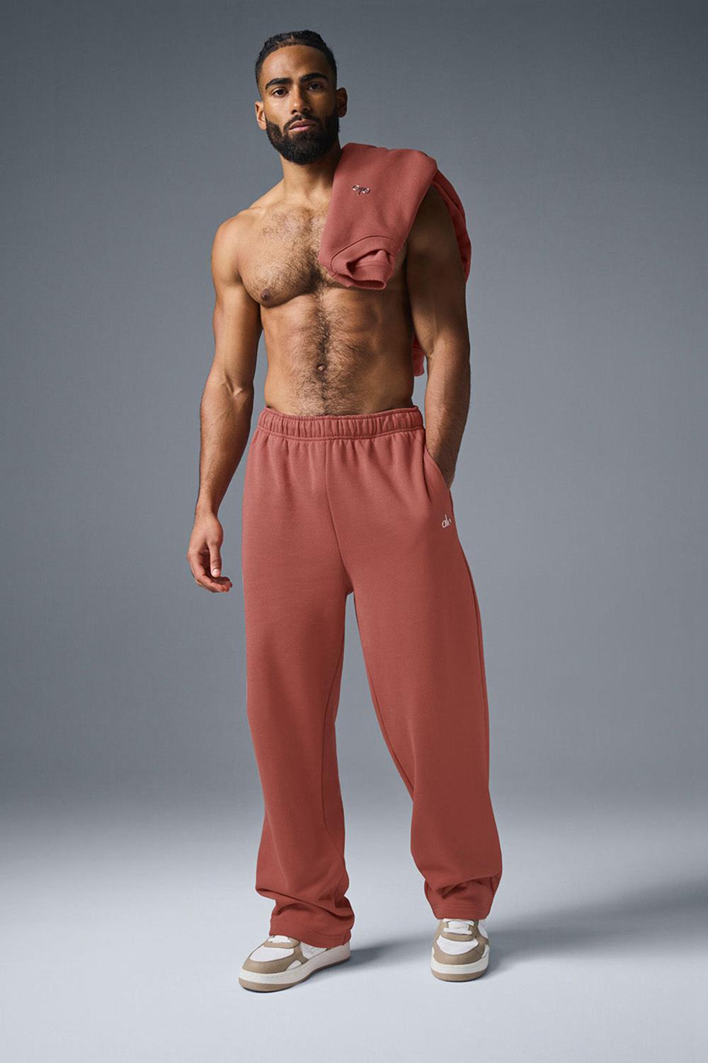 Pantalon Deportivo Alo Yoga Accolade Straight Leg Hombre Soft Terracotta | Mexico  WAP-267810