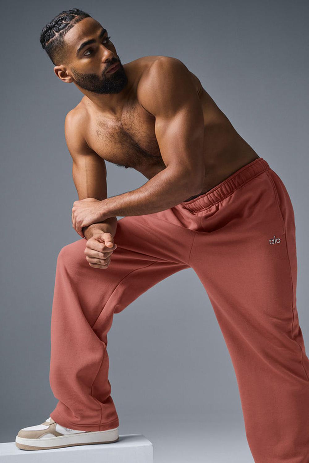 Pantalon Deportivo Alo Yoga Accolade Straight Leg Hombre Soft Terracotta | Mexico  WAP-267810