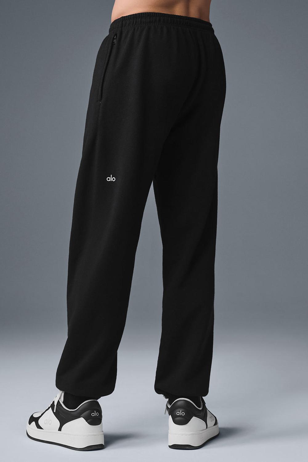 Pantalon Deportivo Alo Yoga Chill Hombre Negros | Mexico  AFZ-180269