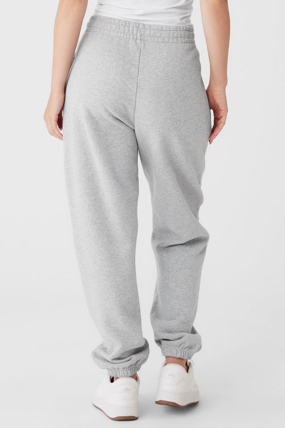 Pantalon Deportivo Alo Yoga Cuffed Renown Heavy Weight Mujer Grises | Mexico  UAI-293061