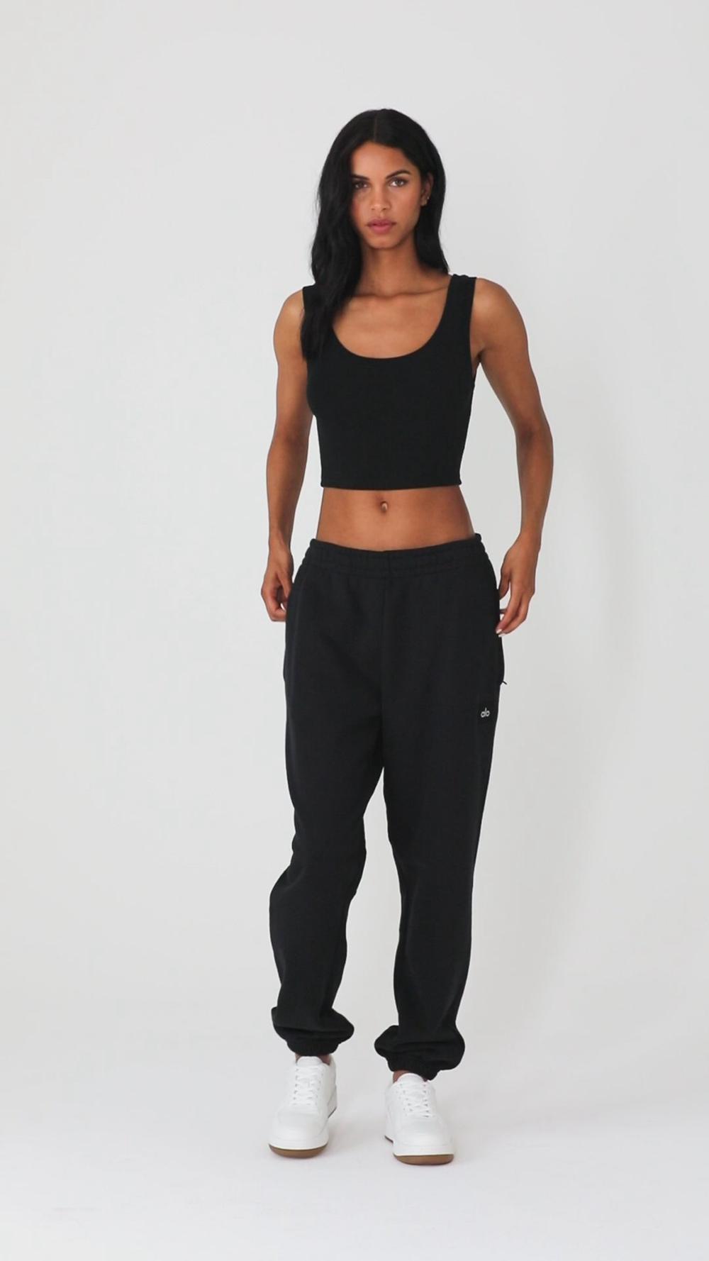Pantalon Deportivo Alo Yoga Cuffed Renown Heavy Weight Mujer Grises | Mexico  UAI-293061