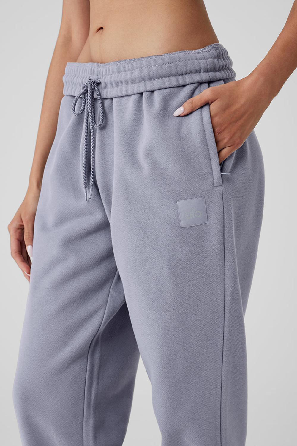 Pantalon Deportivo Alo Yoga Cuffed Renown Heavy Weight Mujer Fog | Mexico  ZDS-594826