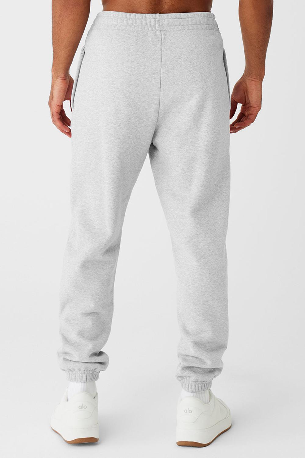 Pantalon Deportivo Alo Yoga Cuffed Renown Heavy Weight Hombre Grises | Mexico  BJT-581279