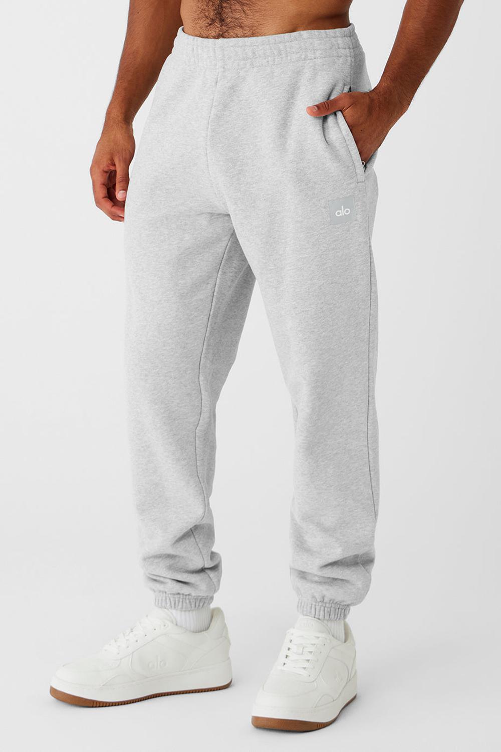 Pantalon Deportivo Alo Yoga Cuffed Renown Heavy Weight Hombre Grises | Mexico  BJT-581279
