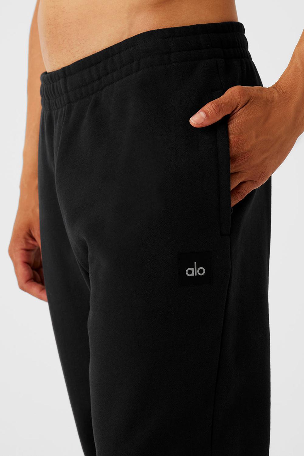 Pantalon Deportivo Alo Yoga Cuffed Renown Heavy Weight Hombre Negros | Mexico  AFP-152637