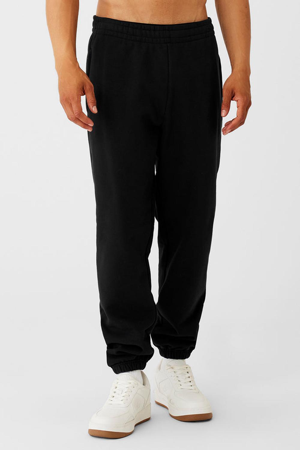 Pantalon Deportivo Alo Yoga Cuffed Renown Heavy Weight Hombre Negros | Mexico  AFP-152637