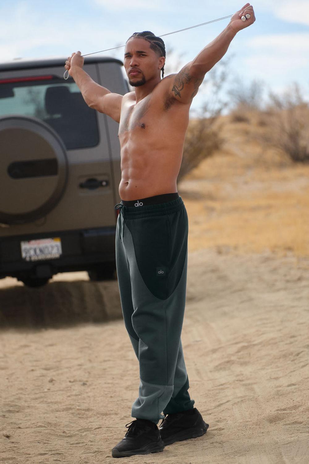 Pantalon Deportivo Alo Yoga Make Waves Hombre Verdes | Mexico  DSU-237465