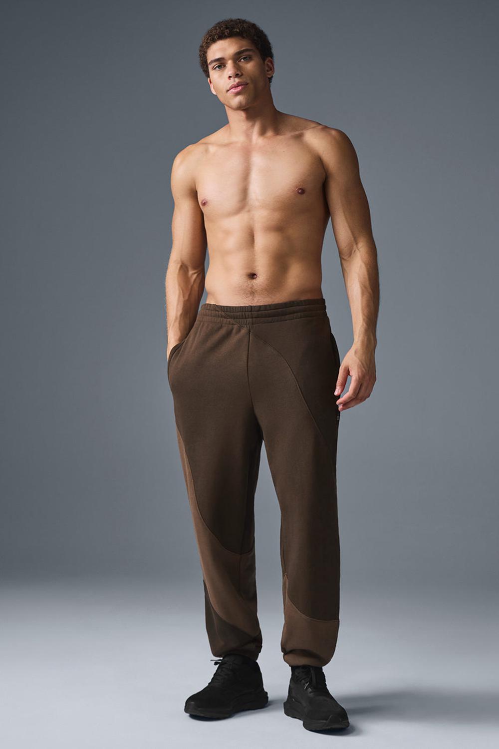 Pantalon Deportivo Alo Yoga Make Waves Hombre Espresso Tonal | Mexico  KPM-498730