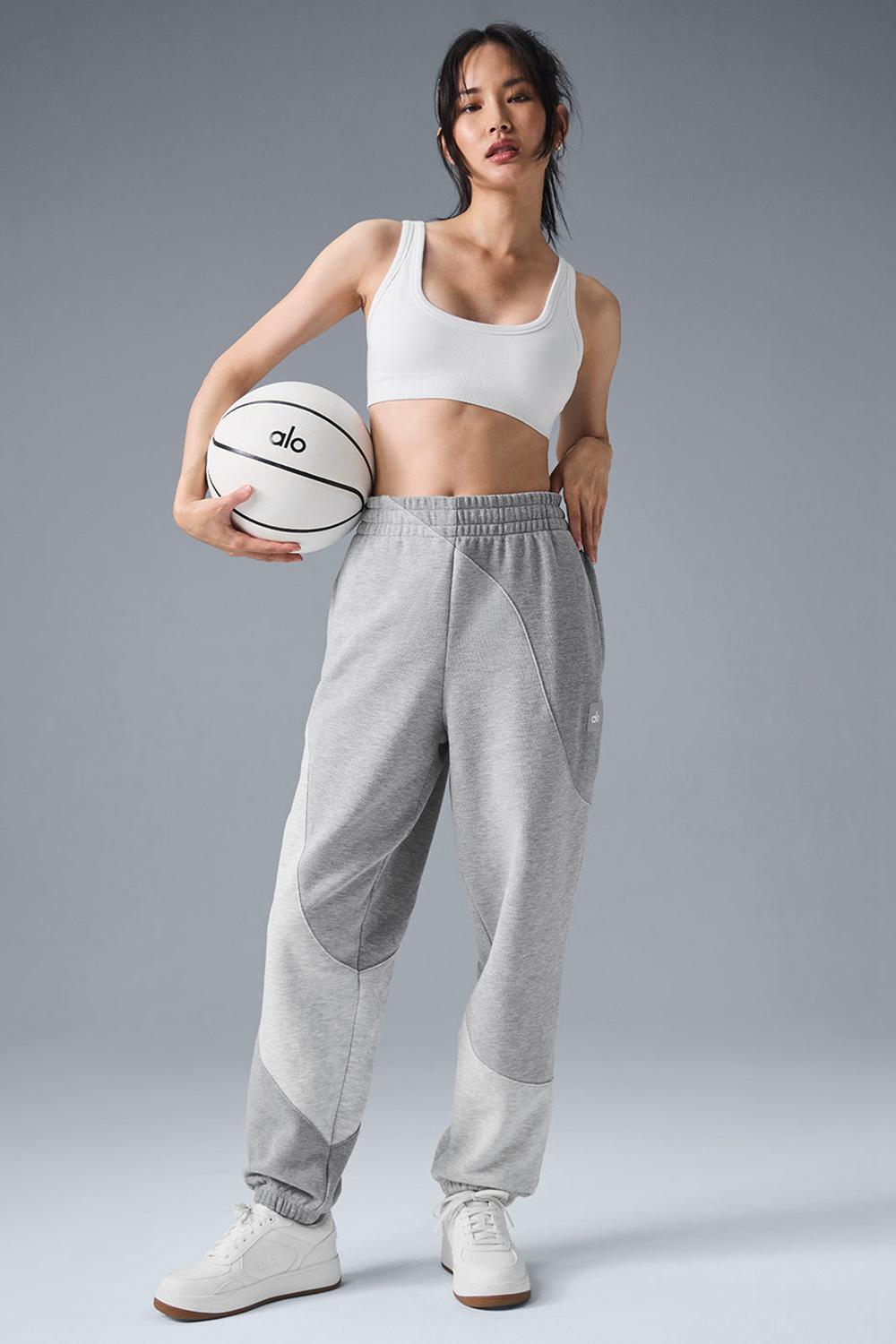 Pantalon Deportivo Alo Yoga Make Waves Mujer Grises | Mexico  YOF-748615