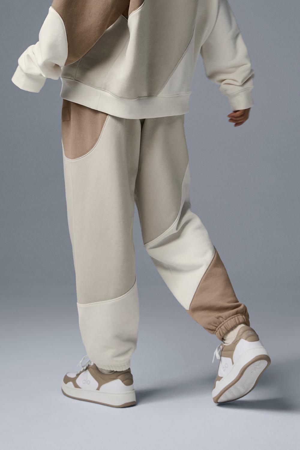 Pantalon Deportivo Alo Yoga Make Waves Mujer Ivory / Bone / Gravel | Mexico  KFV-107482
