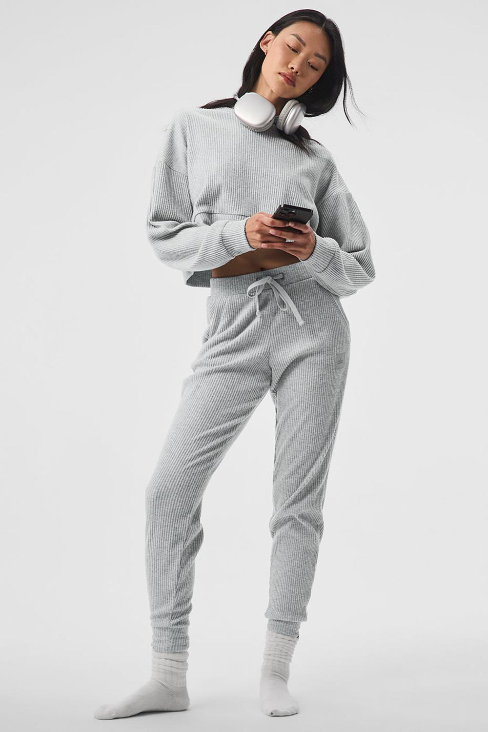 Pantalon Deportivo Alo Yoga Muse Mujer Grises | Mexico  IVR-945768