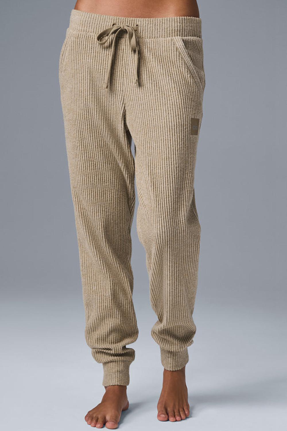 Pantalon Deportivo Alo Yoga Muse Mujer Gravel Heather | Mexico  EUW-768205
