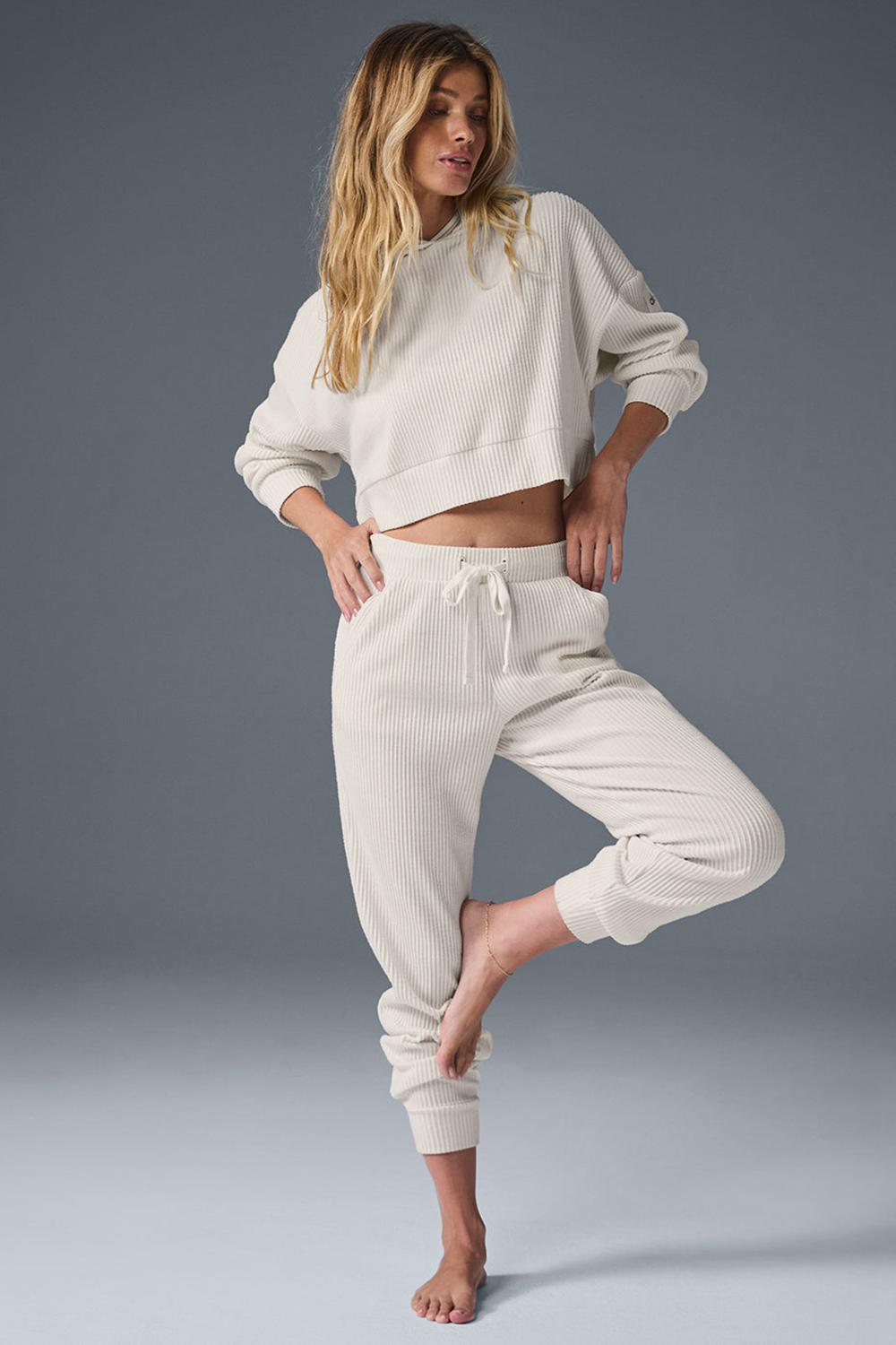 Pantalon Deportivo Alo Yoga Muse Mujer Ivory | Mexico  NPI-356781