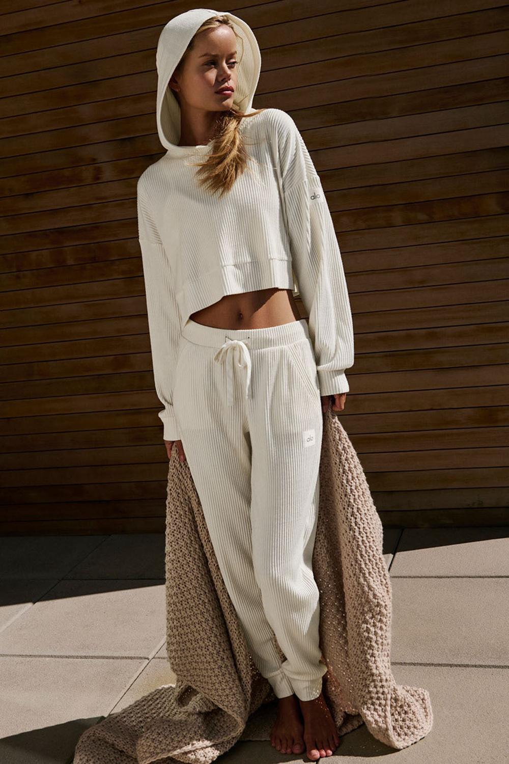 Pantalon Deportivo Alo Yoga Muse Mujer Ivory | Mexico  NPI-356781