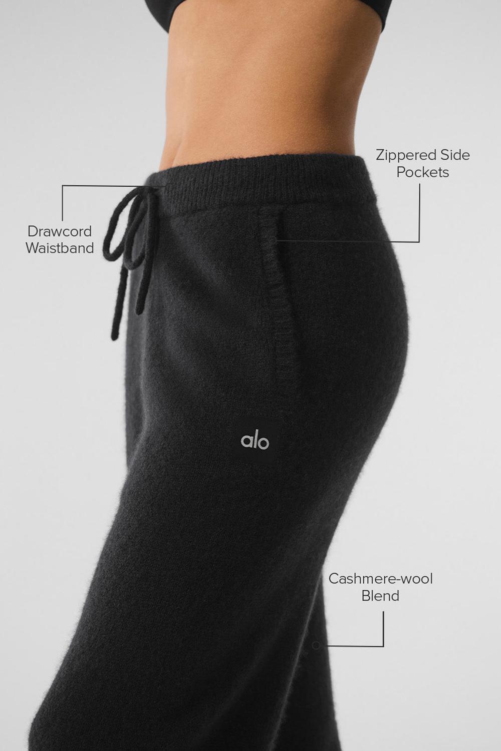 Pantalon Deportivo Alo Yoga New Class Cashmere Mujer Negros | Mexico  ESL-264895